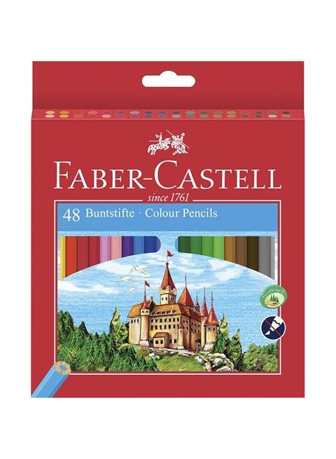 48-Piece Classic Hexagonal Colored Pencils Multicolor