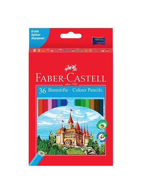 36-Piece Classic Hexagonal Colored Pencils Multicolor