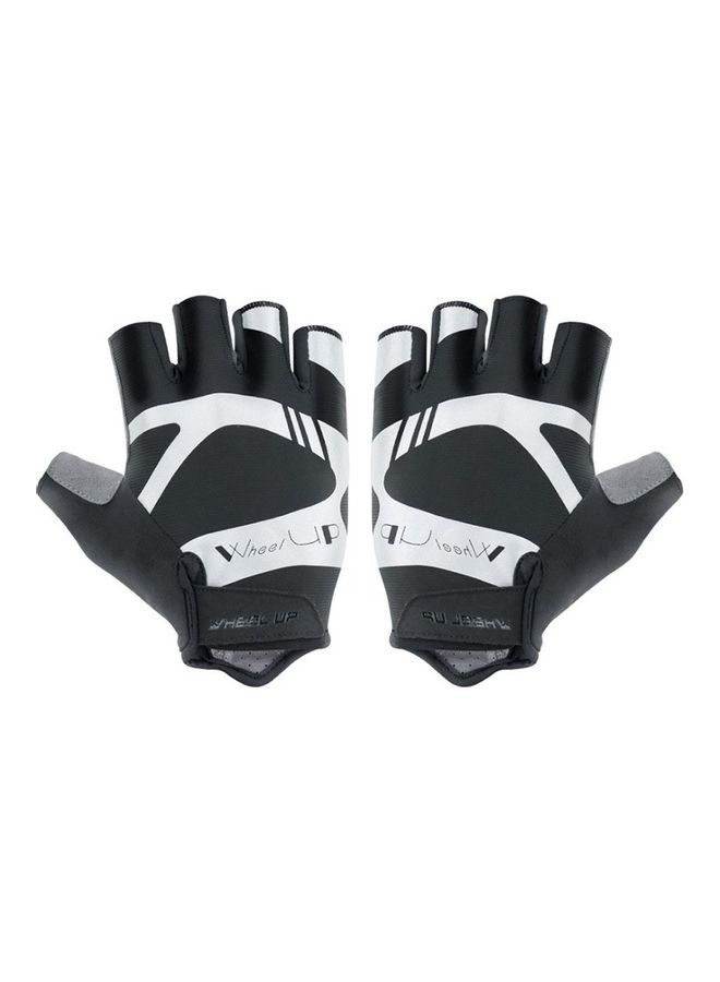 Generic Half Finger Riding Bicycle Gloves Sports Men Racing Mitten Motorcycle Gloves 14*13*2cm - Image 1