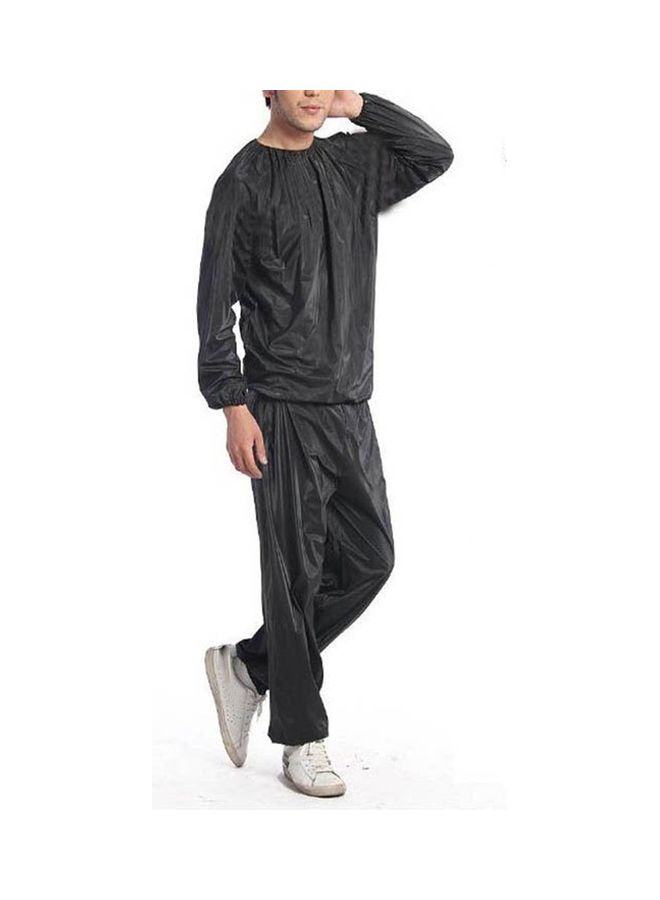 Generic Heavy Duty Sweat Sauna Suit Anti-Rip Training Fitness Weight Loss Slim Clothes 19*12*5cm 19*12*5cm  - Image 1