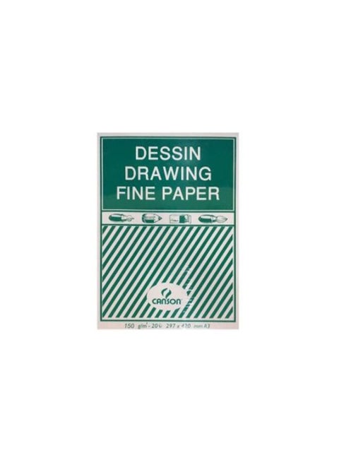 A3 Dessin Drawing Fine Paper White