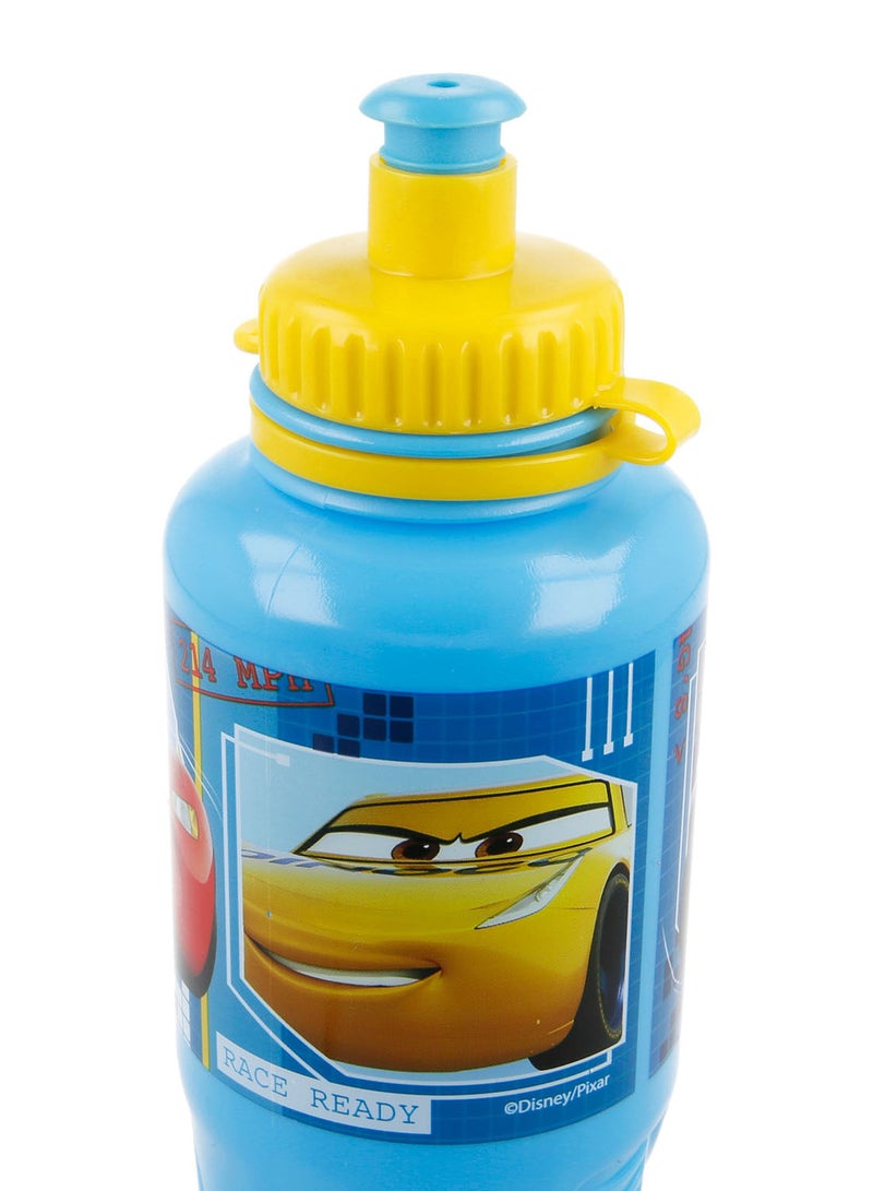 ديزني زجاجة مياه إرجو بطبعة مستوحاة من فيلم الرسوم المتحركة "Cars" وعبارة "Race Ready" متعدد الألوان 6.45x6.45x19سم - Image 3