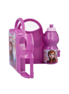 Disney Frozen II Water Bottle/Lunch Box Combo Purple 19x7.5x20cm  - Image 2