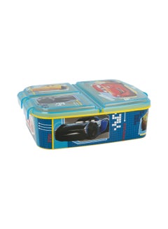 Disney Multi Compartment Cars Race Ready Sandwich Box Multicolour 19.5x16.5x6.7cm  - Image 2