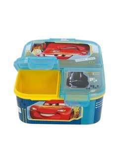 Disney Multi Compartment Cars Race Ready Sandwich Box Multicolour 19.5x16.5x6.7cm  - Image 4
