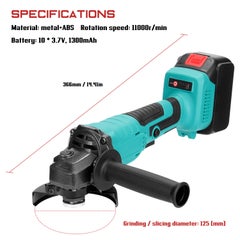 Generic 125mm Compact Cutting And Grinding Machine Set Multicolor 33.00 x 10.00 x 26.00cm  - Image 3