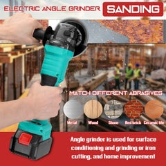 Generic 125mm Compact Cutting And Grinding Machine Set Multicolor 33.00 x 10.00 x 26.00cm  - Image 5