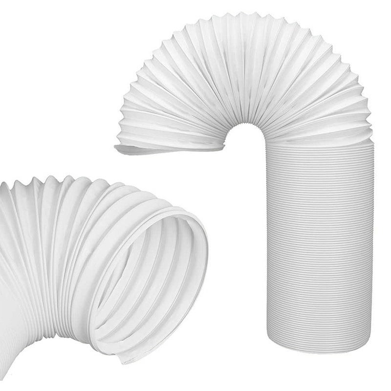 130mm Mobile Air Conditioner Exhaust Duct White 66.00 x 14.00 x 14.00cm