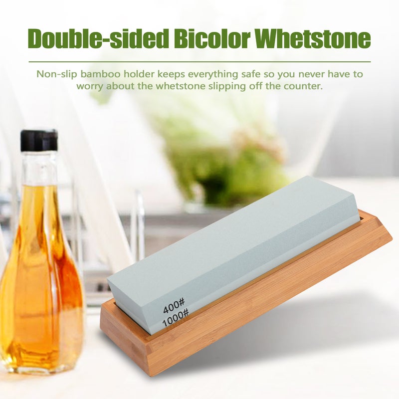 400/1000 3000/8000 Double-Sided Whetstone Set Multicolor 23.00 x 9.50 x 21.00cm  - Image 2