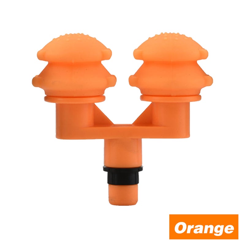 Fascia Gun Vibration Air Cushion Head Orange 11.00 x 5.00 x 10.50cm  - Image 2