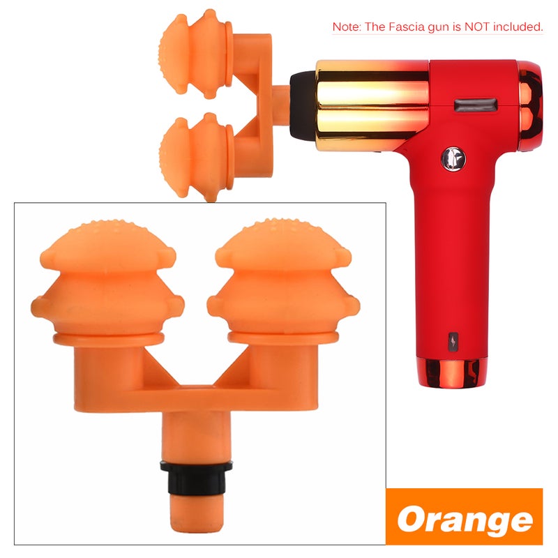 Fascia Gun Vibration Air Cushion Head Orange 11.00 x 5.00 x 10.50cm  - Image 4