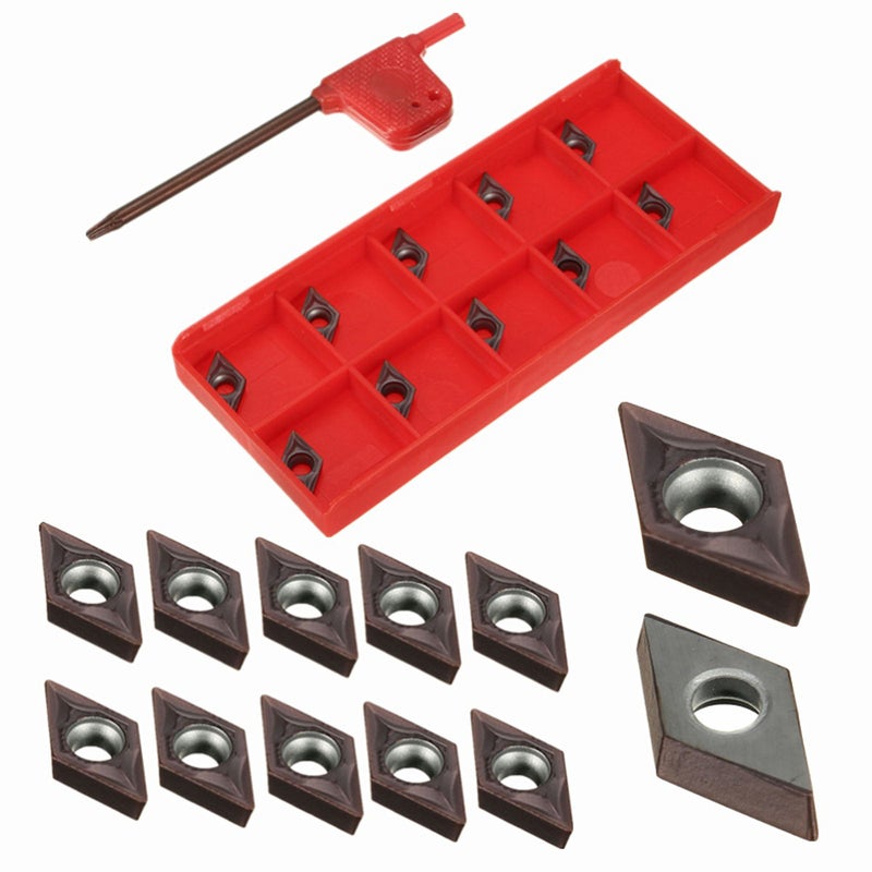طقم شفرات CNC من 10 قطع أحمر 10.00 x 1.00 x 4.00سم  - Image 3
