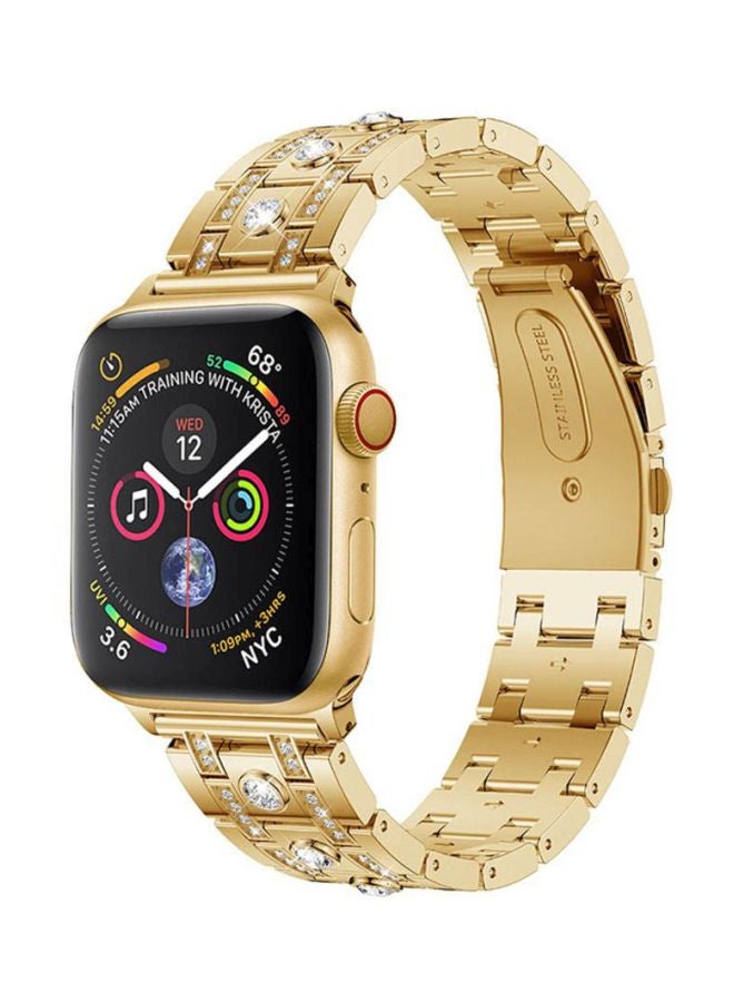 Voberry Replacement Band Strap For Apple Watch Series4 40mm Gold - Image 2