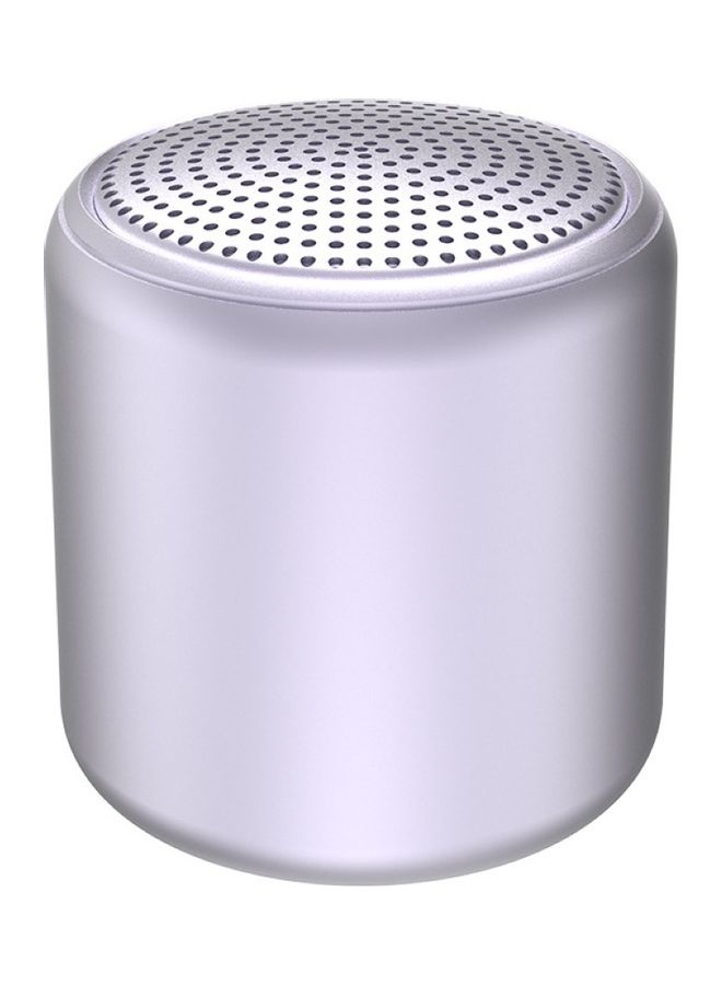Mini Portable TWS Bluetooth 5.0 Speaker Wireless Stereo Music Player Loudspeaker Light Purple - Image 1