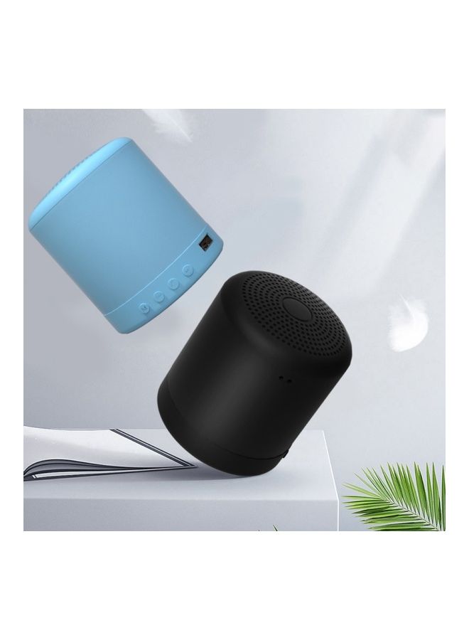 Generic - Portable Mini Wireless Bluetooth Hands-free USB TF AUX FM Speaker Music Player Black - Image 1