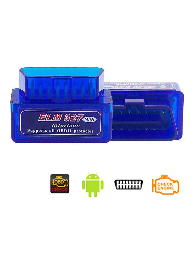 Generic - Super Mini ELM327 Bluetooth V2.1 OBD2 Wireless Car Diagnostic Scanner Universal OBD II Auto Scan Tool Work On Android Models:ELM327 V2.1 - Image 1