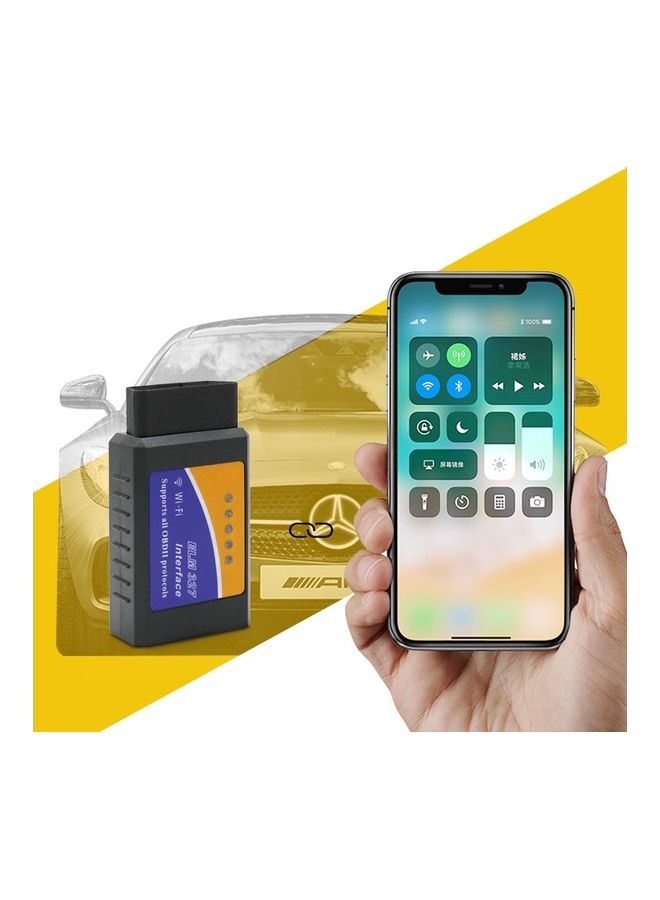 Generic - ELM 327 Wifi V1.5 OBD2 OBDII Car Diagnostic Scanner PIC18F25K80 Chip OBD 2 Auto Code Reader Android/IOS Diagnostic-Tool Models:A-WB18A-H Type:neutral - Image 1