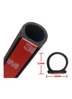 Generic 5M D-Shape Car Door Window Trim Edge Hollow Seal Strip Rubber Weatherstrip  - Image 2