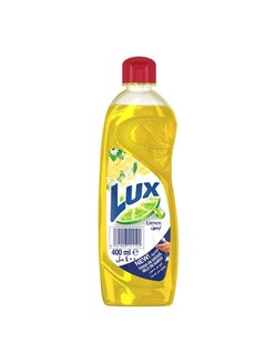Lux Dishwash Liquid For Sparkling Clean Dishes Lemon Tough On Grease And Mild On Hands Lemon 400.0ml  - Image 2