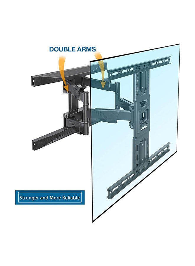 NB NORTH BAYOU - Full Motion TV Wall Mount For 45-75 Inch Screens Black - Image 1