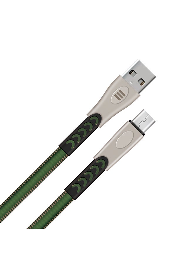 G-TiDE EXTREME Durable Series Micro Quick Charge Cable Green