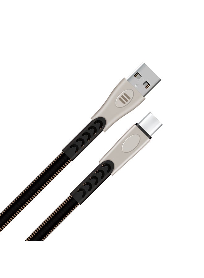G-TiDE EXTREME Durable Series Type C Quick Charge Cable Black