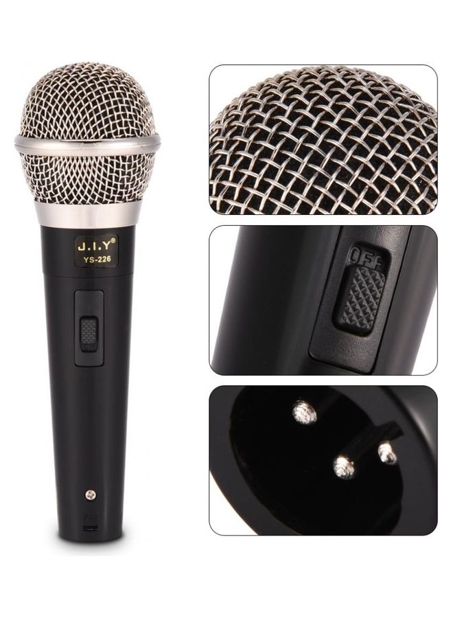 Professional Handheld Wired Dynamic Microphone Clear Voice for Karaoke Vocal Music Performance - Image 2