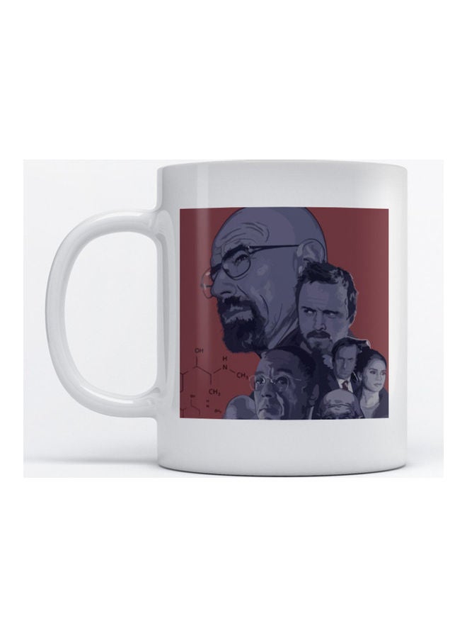 Atiq Mug Walter Breaking Bad Series For Coffee And Tea White 350ml