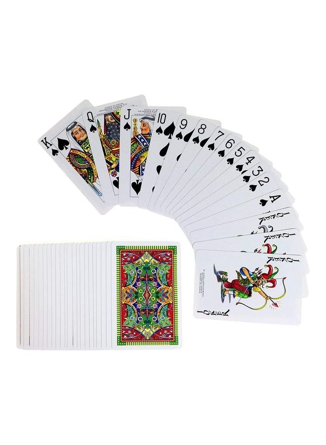 Royal Non- Toxic 55 Decks (3 Jokers) Durable & Washable 100% All Plastic Playing Card 5.6X8.8cm - Image 1