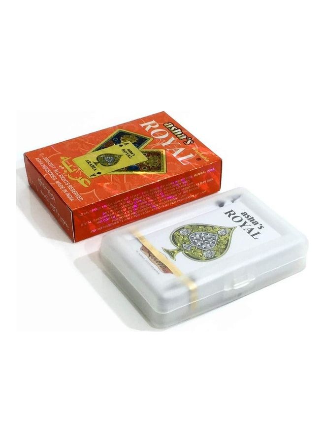 Royal Non- Toxic 55 Decks (3 Jokers) Durable & Washable 100% All Plastic Playing Card 5.6X8.8cm - Image 2