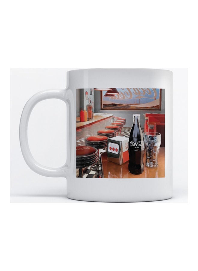 Atiq Mug Coca Cola for Coffee and Tea White 350ml