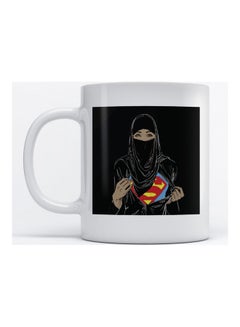 Atiq Mug Super Woman for Coffee and Tea White 