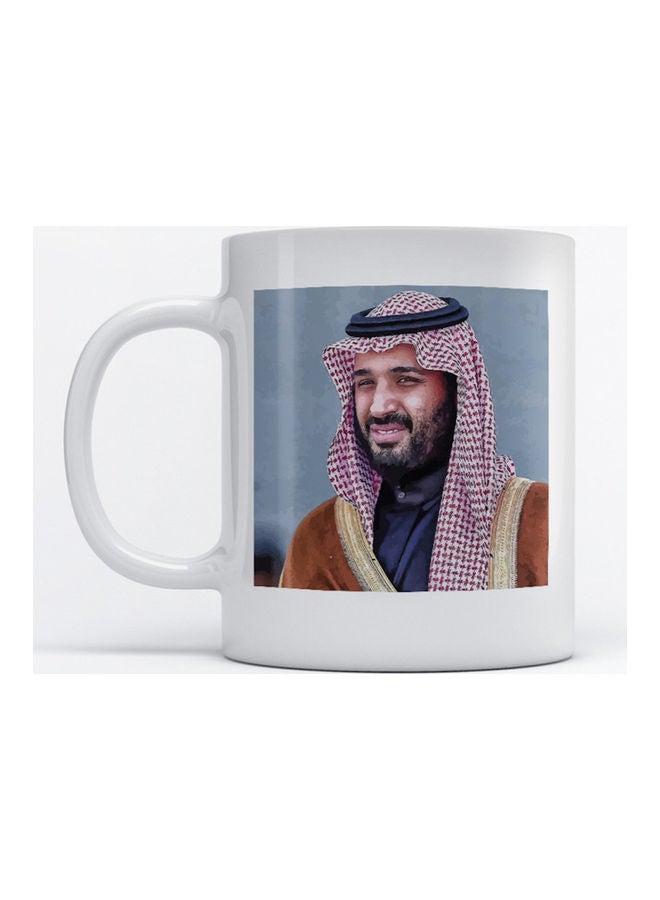 Atiq Mug Prince Mohammed Bin Salman For Coffee And Tea White