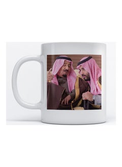 Mug King Salman Prince Mohammad Bin Salman For Coffee And Tea White 350ml - v1603213384/N41307761A_1