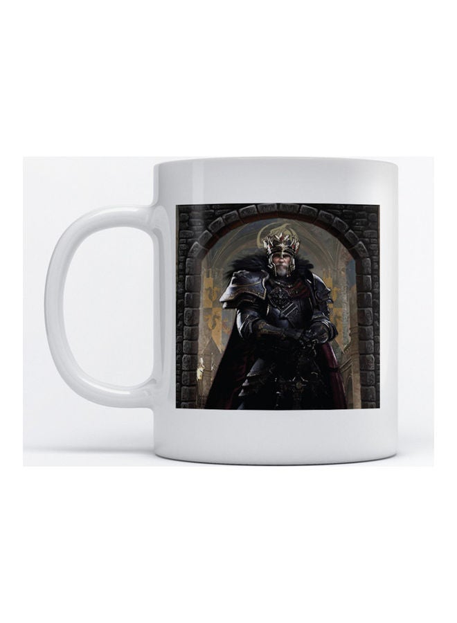 Atiq Mug Clash of Kings Game for Coffee and Tea White
