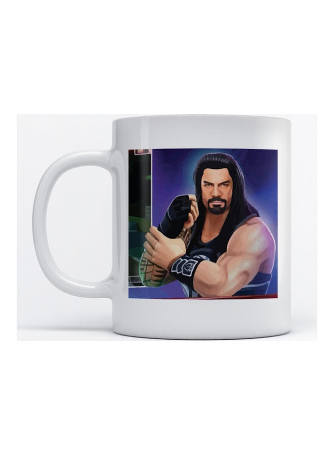 أتيك مج بطبعة شخصيات WWE للقهوة والشاي أبيض 350ملليلتر