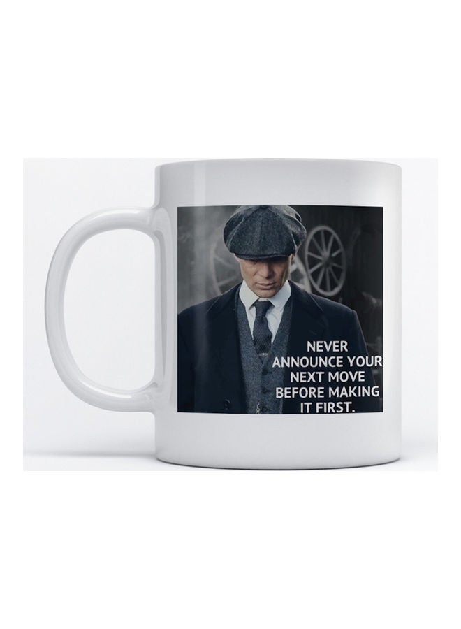 كوب قهوة وشاي توماس شيلبي بيكي أبيض 350ملليلتر