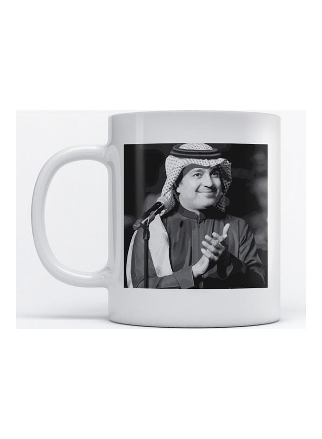 Atiq Mug Rashid Al-Majed for Coffee and Tea White 350ml 
