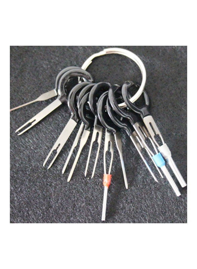 Generic 11Pcs/Set Terminal Removal Tools Car Electrical Wiring Crimp Connector Pin Extractor Kit  - Image 3