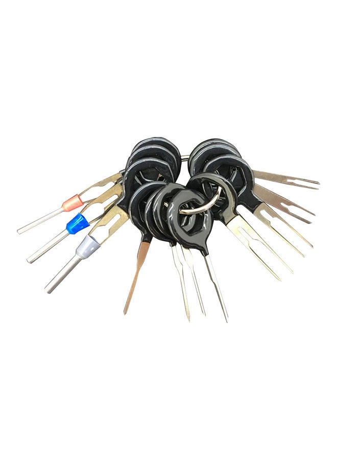 Generic 11Pcs/Set Terminal Removal Tools Car Electrical Wiring Crimp Connector Pin Extractor Kit  - Image 1