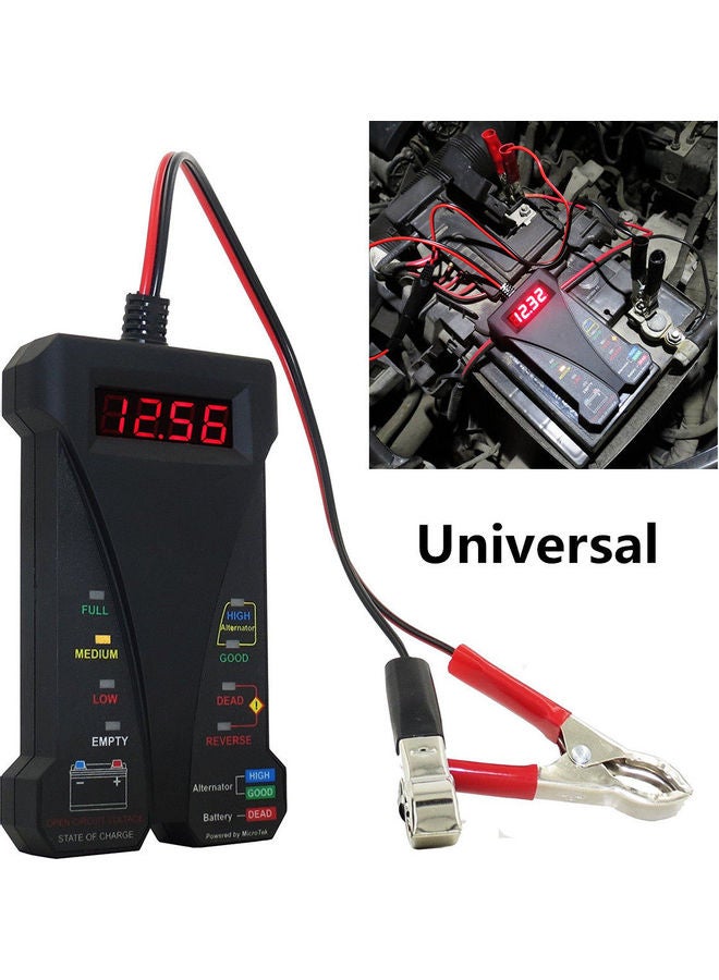 Generic 12V LCD Display Digital Battery Tester Voltmeter and Charging System Analyzer  - Image 1