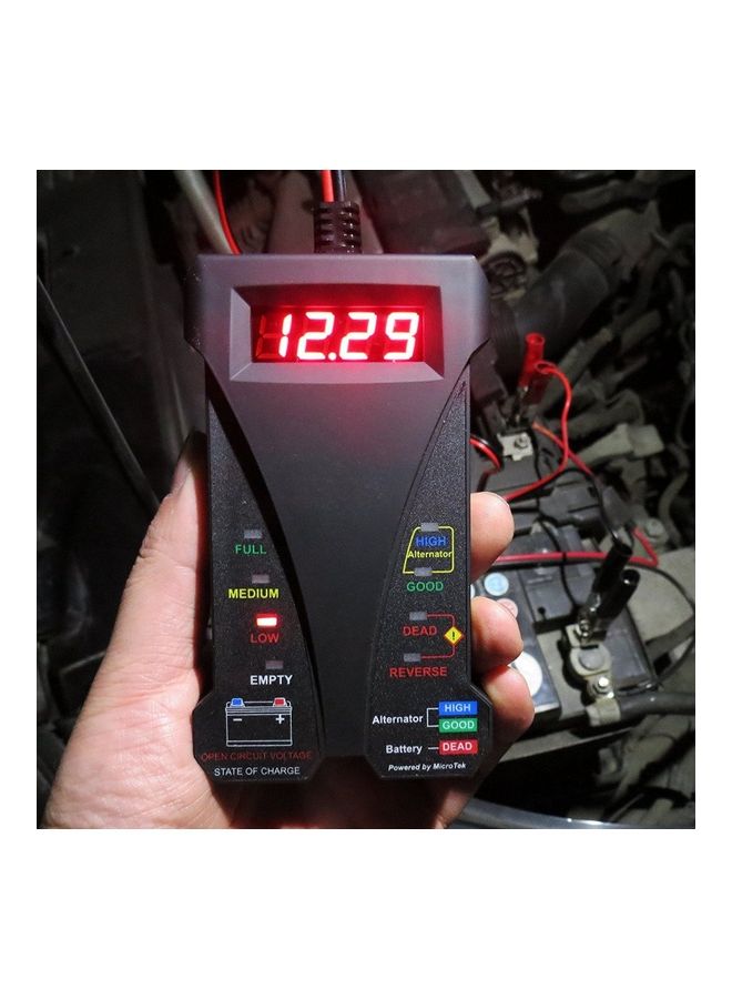 Generic 12V LCD Display Digital Battery Tester Voltmeter and Charging System Analyzer  - Image 4