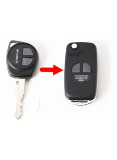 Folding Remote Key Case Shell for SUZUKI JIMNY SX4 Swift 2 Button Flip with Button Pad