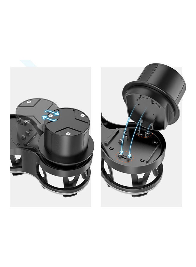 Generic Universal Double Hole Beverage Holder for Beverage Bottle Water Beverage Cup Holder  - Image 5