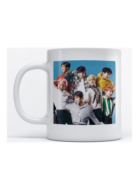 Mug BTS Squad for Coffee and Tea White 350ml