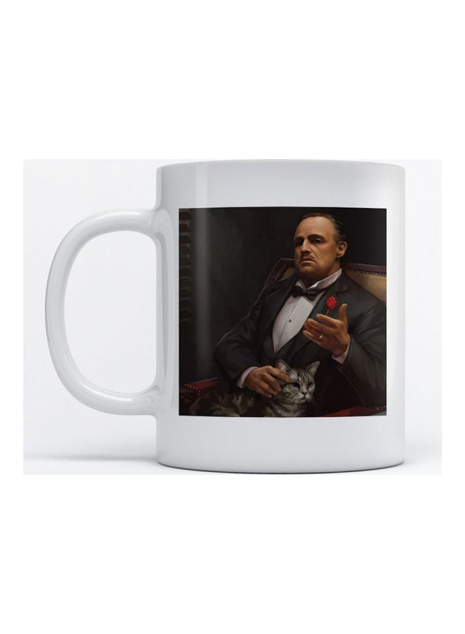 Atiq - Mug The Godfather for Coffee and Tea White 350ml - Image 1