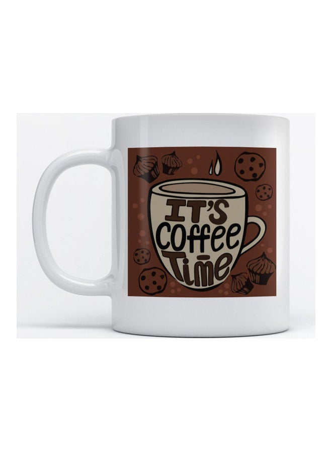 مج لعشاق القهوة للشاي والقهوة أبيض