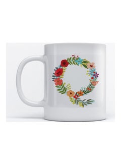 Mug Alphabet Q for Coffee and Tea White
