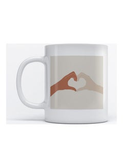 Mug Love’s Heart for Coffee and Tea White