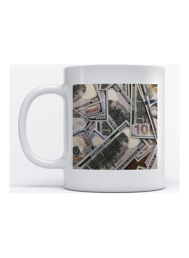 Mug Dollars for Coffee and Tea White